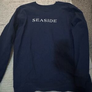 Seaside Navy Crewneck Sweater NWOT